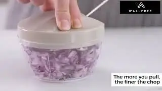 Manual Mini Chopper With Pull Cord