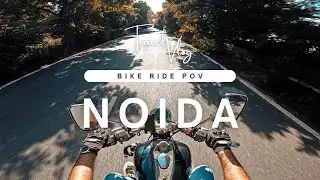 POV ride on the sub urban roads of Delhi | Raw sound