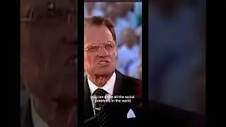 Man shall not live by bread alone,,, #billygraham #billygrahamclassics
