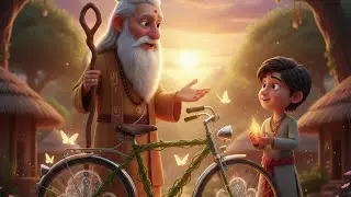 “जब साइकिल बनी उम्मीद की सवारी 💫” #JaduiCycle#MoralStory#HindiKahani