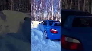зимой ей нет равных субару sti
