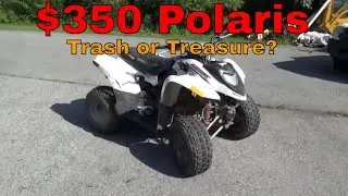 Polaris Phoenix за 350 долларов, любительский взломанный квадроцикл. Сможет ли он снова поехать?