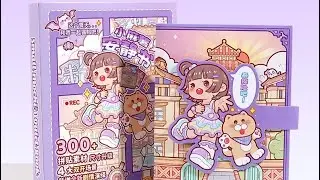 Video 5 - playbook 《Enjoy Summer》gift box : Purple 、Pop-Up Sticker Book 、夏日回憶錄 立體貼紙安靜書