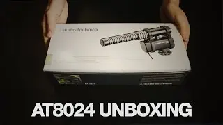 Audio-Technica AT8024 On-camera Shotgun Microphone Unboxing