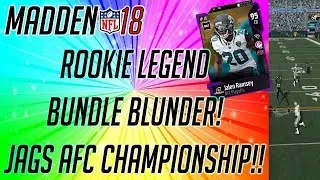 Rookie & Legend Bundle! Jags AFC Championship!!