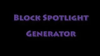 Block Spotlight - Generator