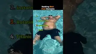 Ranking Best Pool Moments 🏊&zwj;♂️🤽&zwj;♂️ #funny #shorts #swimming