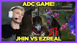 An ADC game after a long time! (Jhin vs Ezreal/Senna) - Rekkles clips Game
