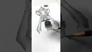 Virat kohli sketch with IPL trophy 🏆 | IPL trophy drawing RCB | #fzarts #rcb #viratkohli