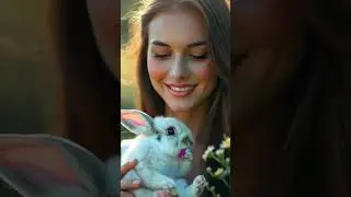 Adorable Baby Bunny Melts Hearts! 🐰💖 #BabyBunny #CuteAnimals #AdorableMoments #BunnyLove #FluffyPets