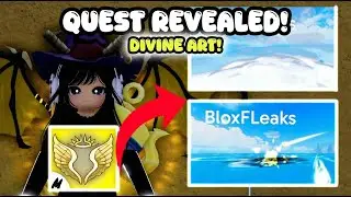 NEW Divine Art`s Quest Revealed in Bloxfruits | #roblox #bloxfruits #divine #divineart