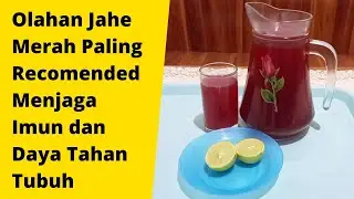 Resep Olahan Jahe Merah Untuk Kesehatan dan Daya Tahan Tubuh - Bisa Untuk Jualan Plus Gula Aren