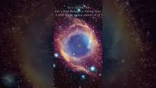 A star&rsquo;s last breath becomes cosmic art  #SciShorts #CatsEyeNebula #SpaceFacts #Astronomy #Universe