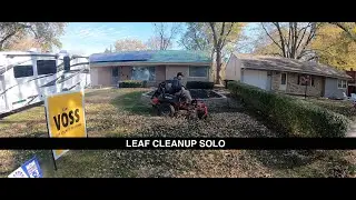 Solo Leaf Cleanup in Des Moines Iowa