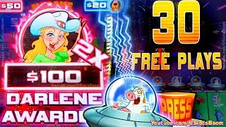 JACKPOT INVASION BONUS!!! MADAME MOOLAH FREE GAMES! Triple Blast From The Planet Moolah CASINO SLOTS