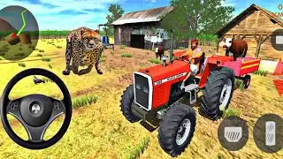 🚜 Crazy Tractor Game 2025 | Real Tractor Driving Fun 😎