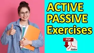 Put into Passive - Exercises-+ PDF - Grammar Exercises - Easy English Lesson