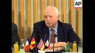 FRANCE: PARIS: FRENCH AND GERMAN FINANCE MINISTER'S MEETING