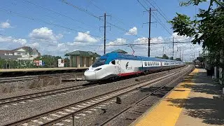 Amtrak NextGen Acela (Alstom Avelia Liberty) Test Trains 887 & 888 @ Rahway, NJ (7/21/25)
