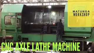 CNC Axle Lathe Machine - Indian Railways - Matunga Workshop - What's inside CNC Axle Lathe