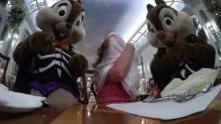 HKDL chip and Dale at enchanted garden 24 October