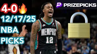 4-0🔥PRIZEPICKS 12/17/25 BEST PICKS | DFS PROP ADVICE #nba #prizepicks #motivation 