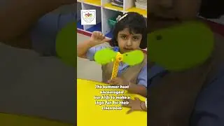 Lego Hand Fan Making Activity | Best play school in Model Town | Lotus Veda Group