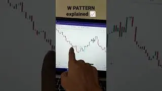 W PATTERN explained 📈| how to trade W pattern #trader #stockmarket #stocks #trendingshorts #viral
