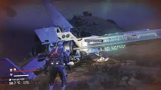 No Man's Sky fast Farming Ferrite Dust and carbon with Spaceship