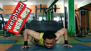 Extreme Pushups | Intense workout & Fitness Routine : Weighted Pushups Performed by RH Sawrov