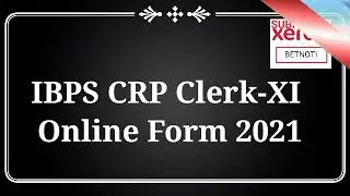 IBPS CRP Clerk-XI Online Form 2021, Post-5830 , Last date- 01-8-2021