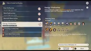 Vibro-Crystal Verification: Day 4 - Energy Vitalization [Genshin Impact][3.5 Event]