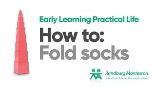 How to: Fold socks. Montessori Pre-School (primary).