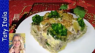 🌲Фантастическая  Праздничная лазанья с мясом, грибами и брокколи 😋 Итальянская кухня // Taty Italia