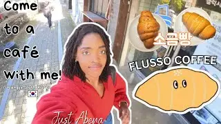 Come to café Flusso with me!  |  Café Vlog | Gwangju, South Korea