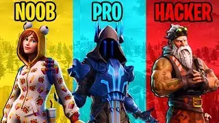 NOOB vs PRO vs HACKER - Fortnite Battle Royale (Season 7 Compilation)