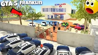 🎮GTA 5 Franklin And Indian  bike driving 3d Franklin Fight 😱 to Police Lekin kyu 🤔 #1