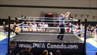 PWA Wrestling:  Eddie Osbourne vs. `Sexy`Sid Summers (July 3rd, 2015 - Meaford)
