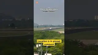 Nagpur Plane Spotting best view | Location is in pinned comment | NAG Airport | Airbus A320 Indigo