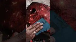 finally 💥 fully 😵&zwj;💫 crystalline ✨ painting my bike 🤯 tamil Salem first time 🎨🪙 #trf #tamil #crystal