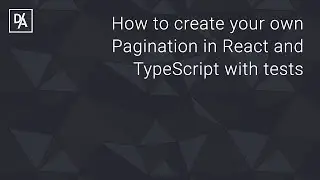 How to create your own Pagination in React and TypeScript with tests (Part 1)