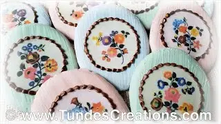 Antique Easter Egg Cookies