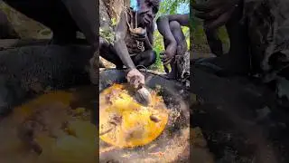 Hunt to Feast | African Elder Hunter&rsquo;s Traditional Bush Cooking.#shorts #cooking