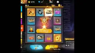 free fire new new incubator top skin Best king😮 skin in game top gun skin#