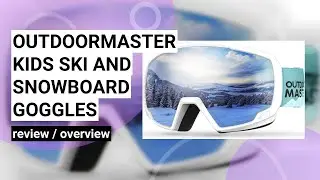 Review: OutdoorMaster Kids Ski & Snowboard Goggles - Safe, Stylish, and UV Protected!
