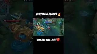 UNSTOPPABLE GRANGER 🔥#mlbb #mobilelegends #shorts #granger