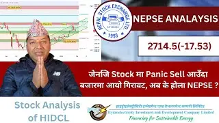 NEPSE Technical Analysis/NEPSE Daily Update/NEPSE Chart Analysis/HIDCL Analysis/Raju Paudel
