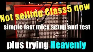 Giving Marshall Class5 another try.. plus trying the UA Heavenly pedal.