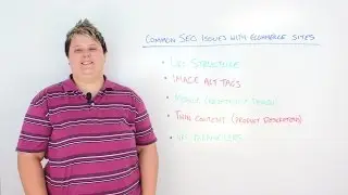 Common SEO Issues With Ecommerce Websites