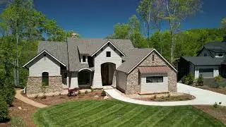 Custom Home Built in Asheville, NC's Riverbend Forest Development